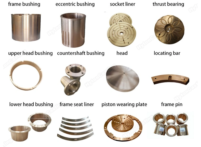 Mining Machine Parts Bronze Parts Thrust Bearing Suit Gp500 Cone Crusher Spares