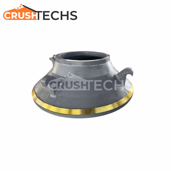 Symons Crusher Parts Anillo cóncavo y manto para trituradora de cono de 2FT 4.25FT 5.5FT 7FT